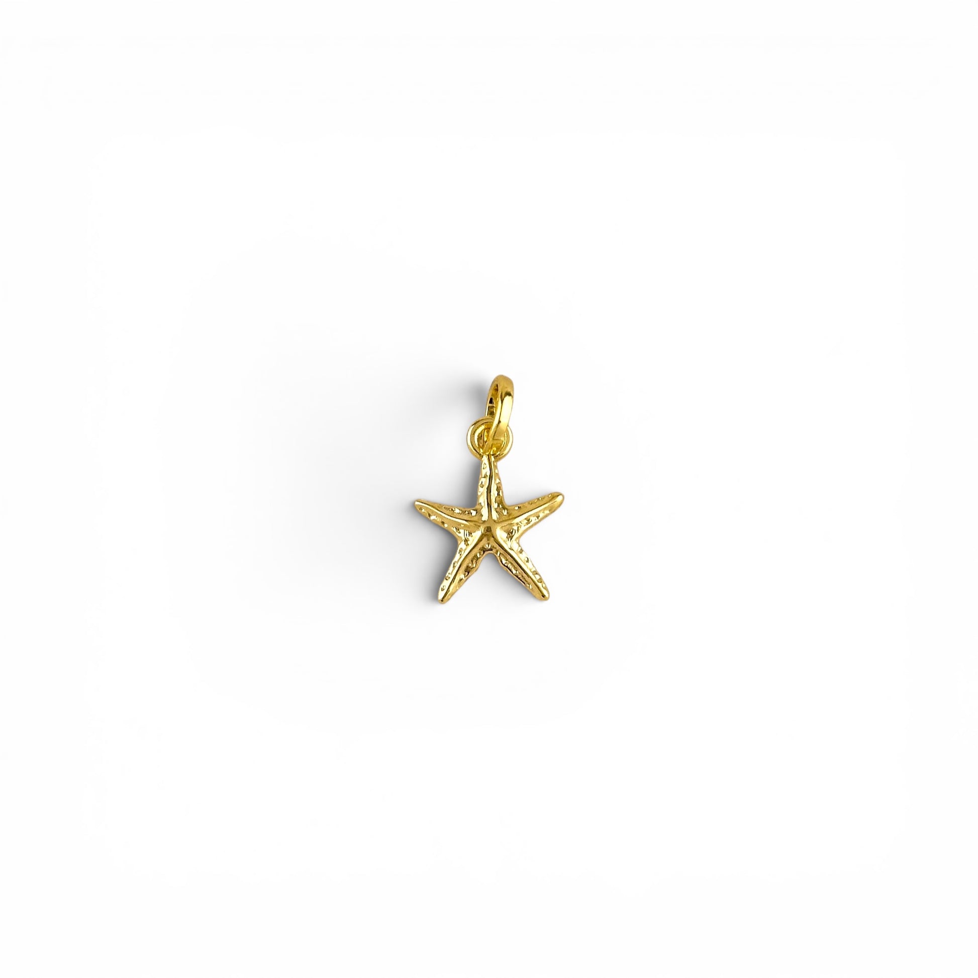 Sea Star Charm in 18K Gold Filled on white background