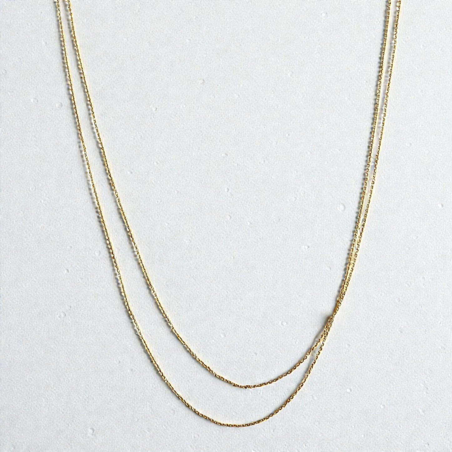 Skillus 18k Gold Filled Double Belly Chain Jewelry