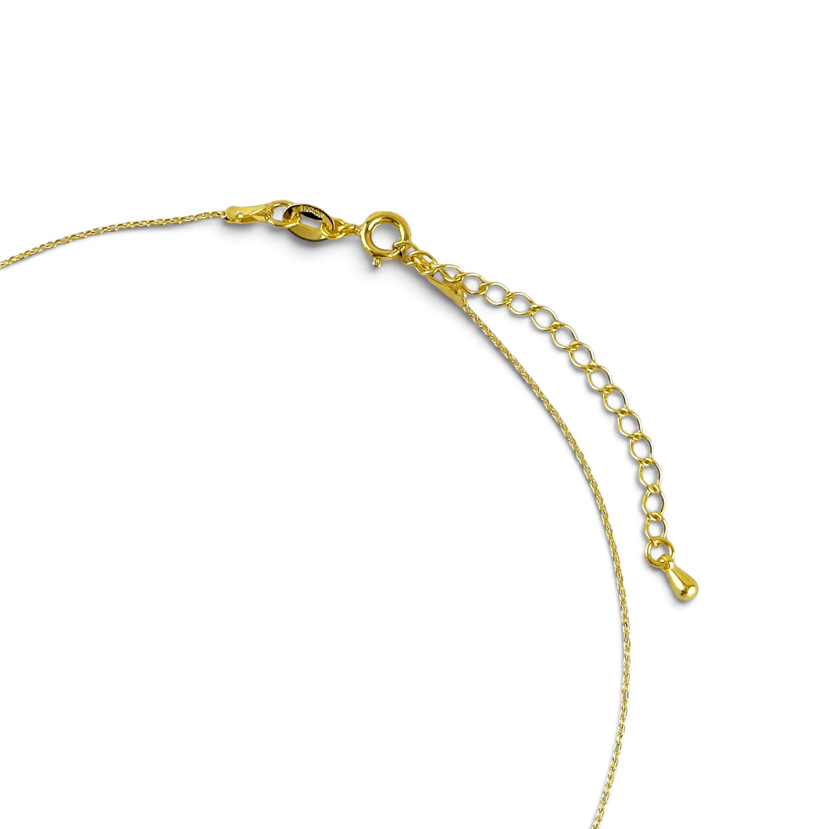 Skillus CZ Cross Charm Necklace Closure