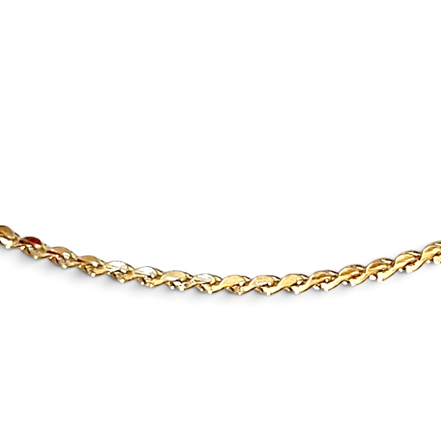 Skillus Flat Rope Chain Bracelet 18k gold filled