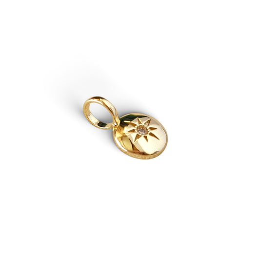 Starburst CZ Pendant Sideview