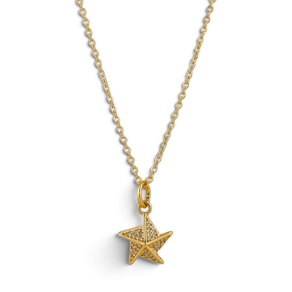 Stella a Mulinello CZ  Necklace