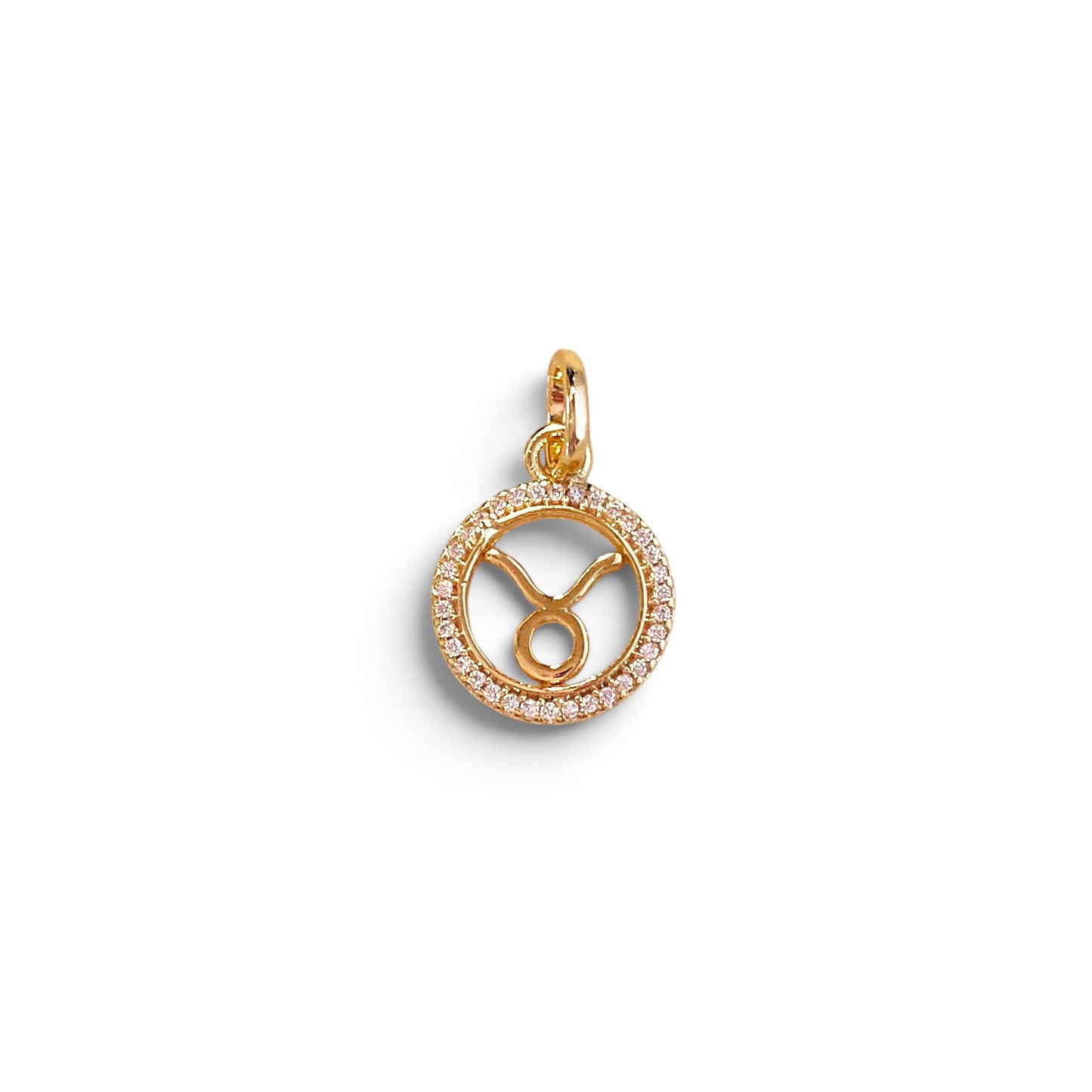 Taurus Zodiac 18K Gold Filled Pendant