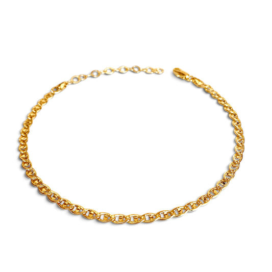 Textured Mariner Anklet