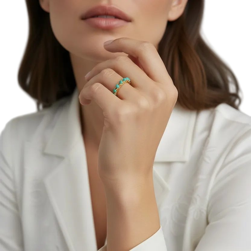 Turquoise ring western style