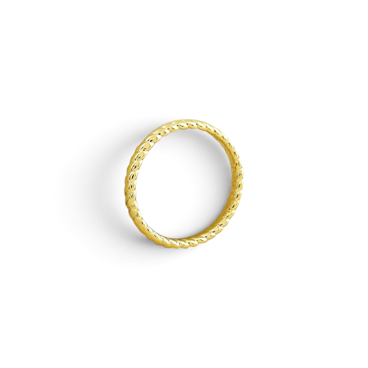 Twisted Band Ring Upview