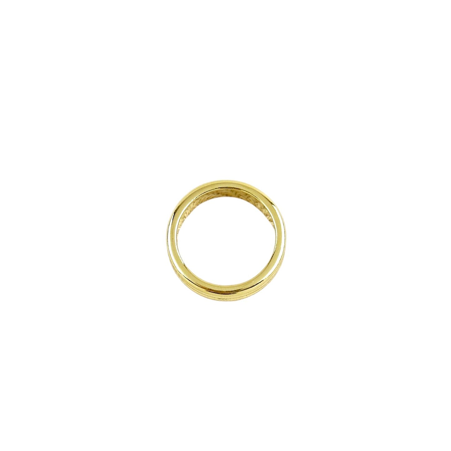 Triple Rail 18k Gold Filled Band Ring