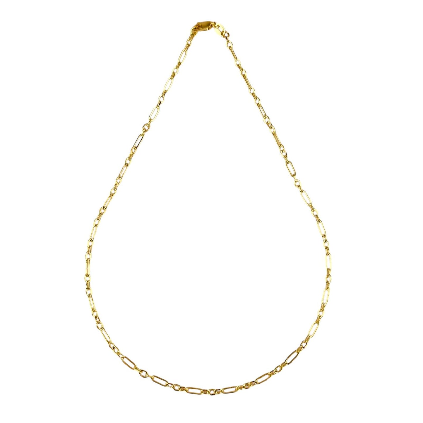 Figaro Chain 18k Gold Filled Necklace