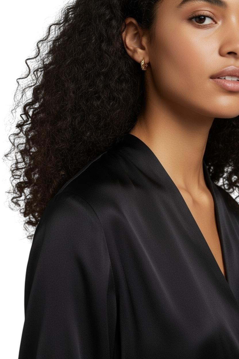 Leaf Detail Huggie Hoop 18k Gold Filled Earrings