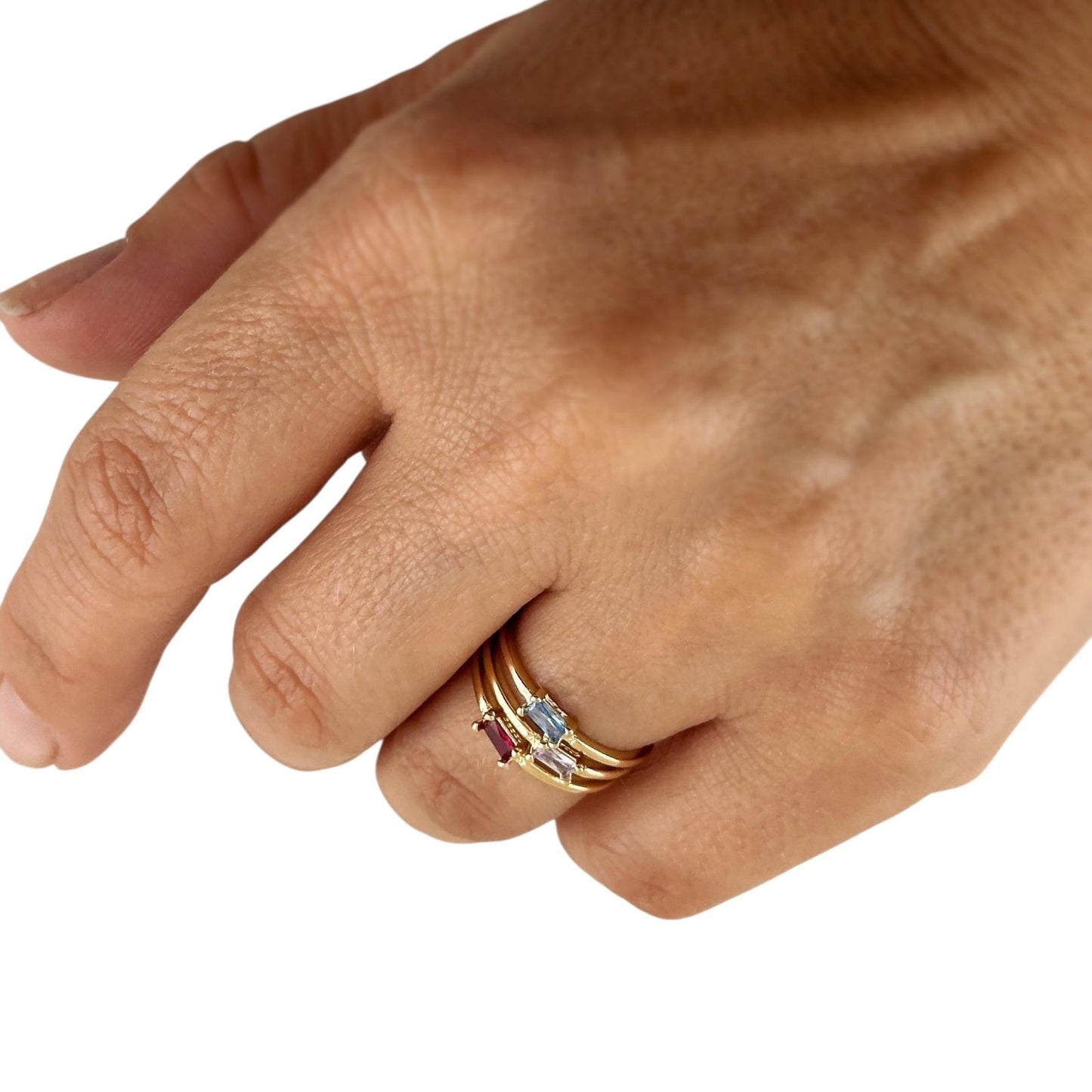 Birthstone 18K Gold Filled Ring