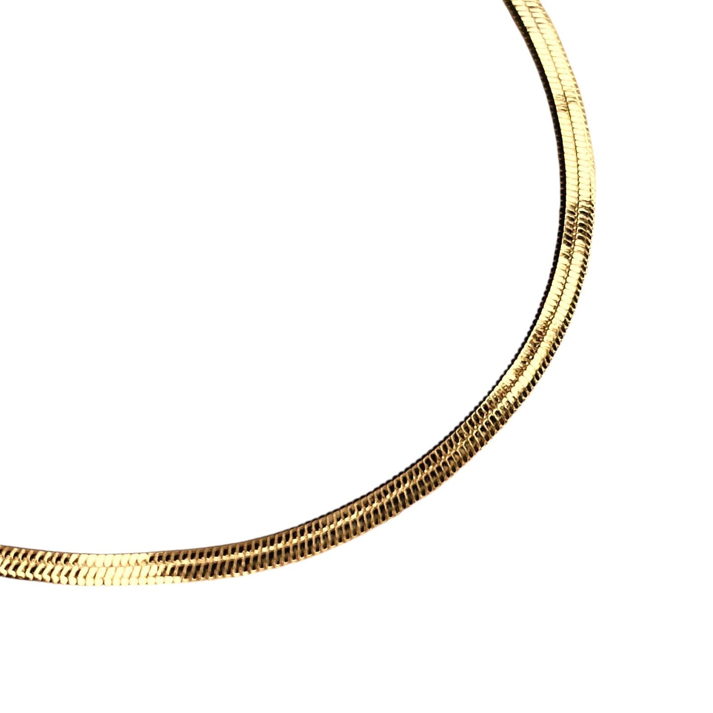 Herringbone Design 18K Gold Filled Bracelet