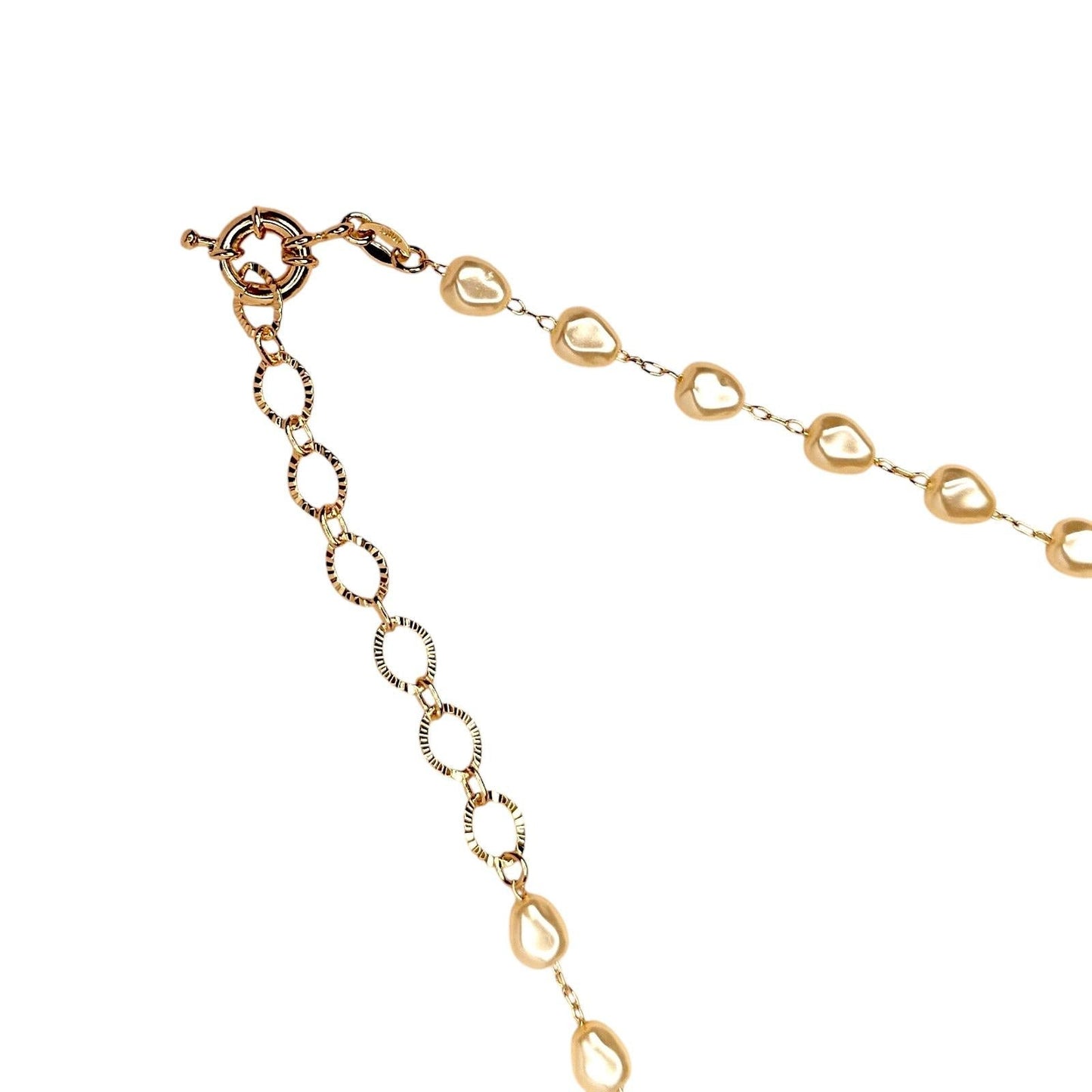 Baroque Pearl 18k Gold Filled Necklace