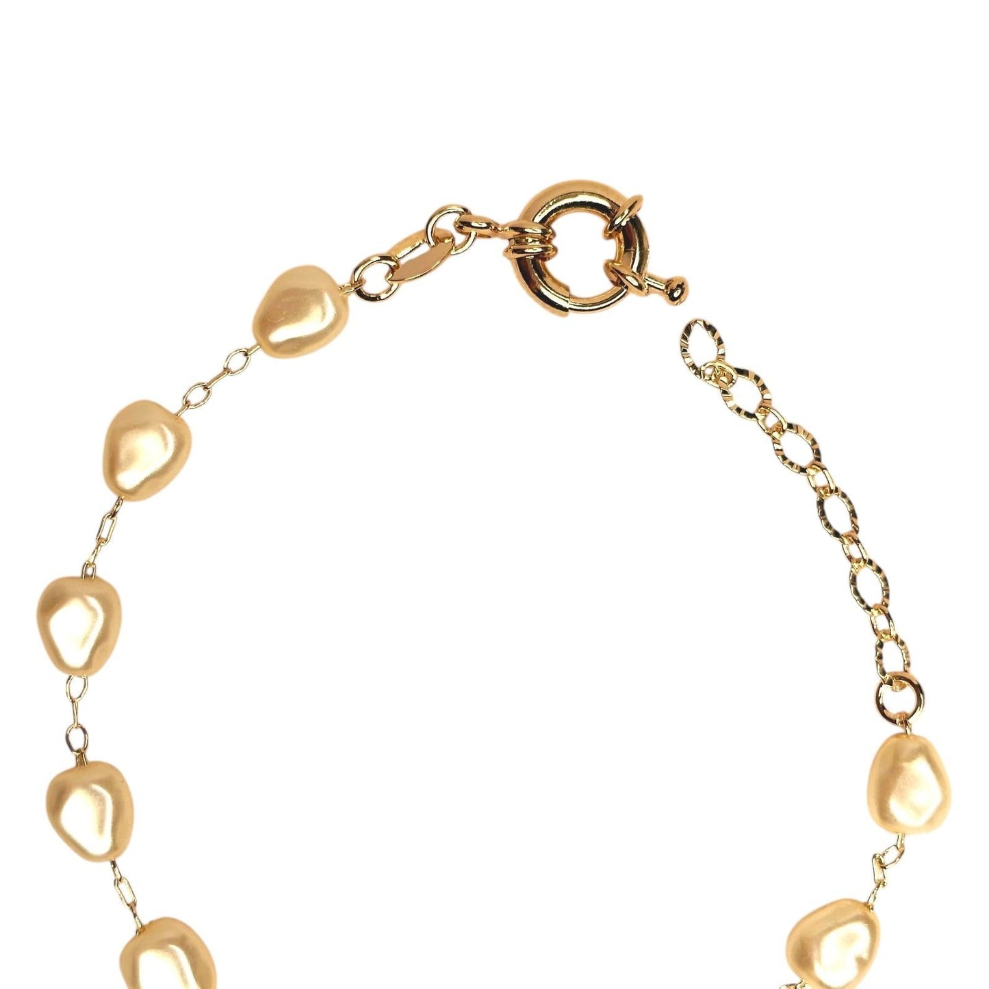 Baroque Pearl 18k Gold Filled Bracelet