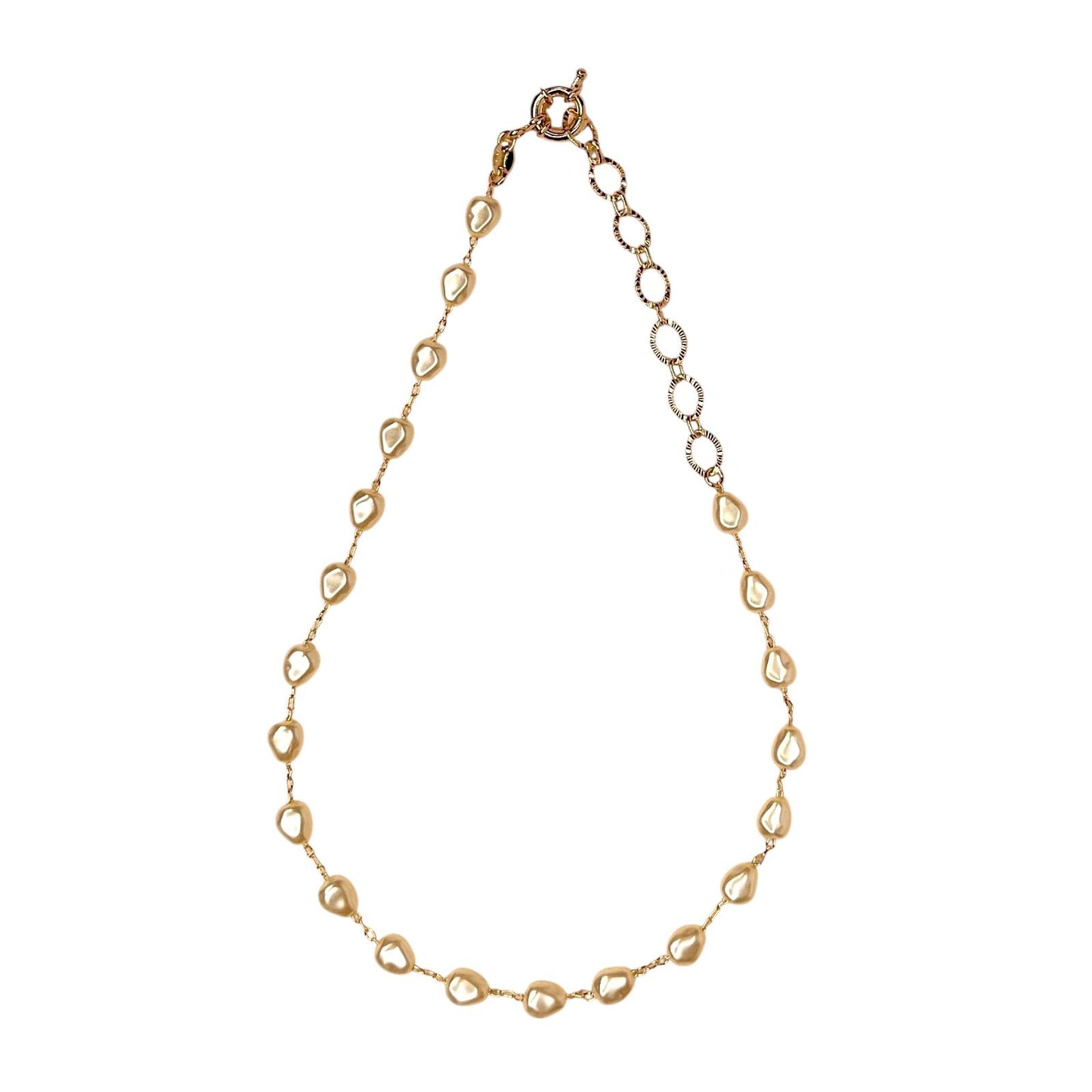 Baroque Pearl 18k Gold Filled Necklace