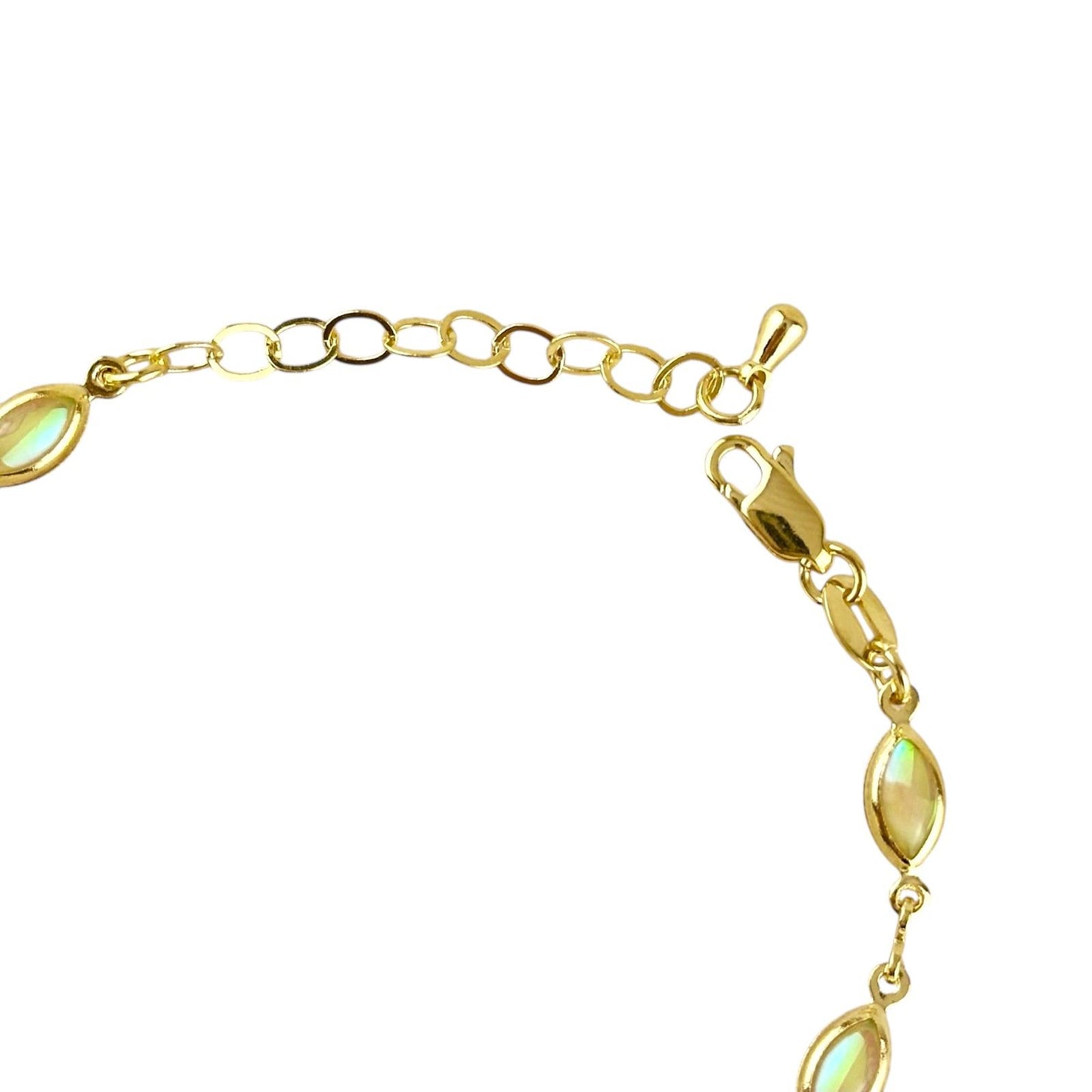 Opal Bead Bracelet 18k Gold Filled Bracelet
