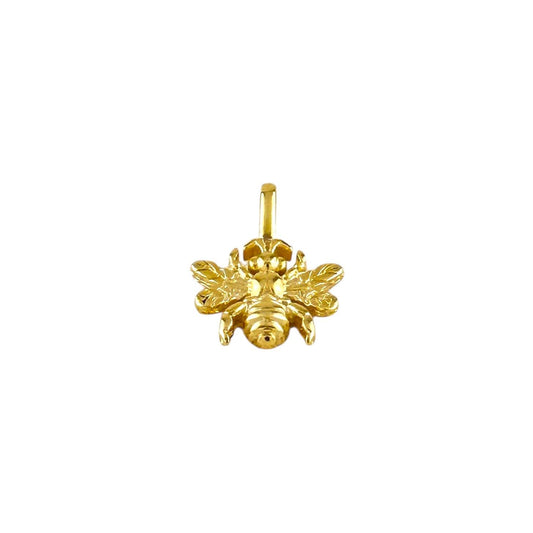 Queen Bee 15mm 18k Gold Filled Charm