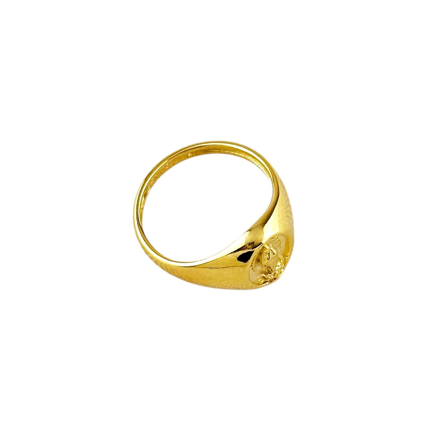 Our Lady of Guadalupe 18k Gold Filled Medal Ring