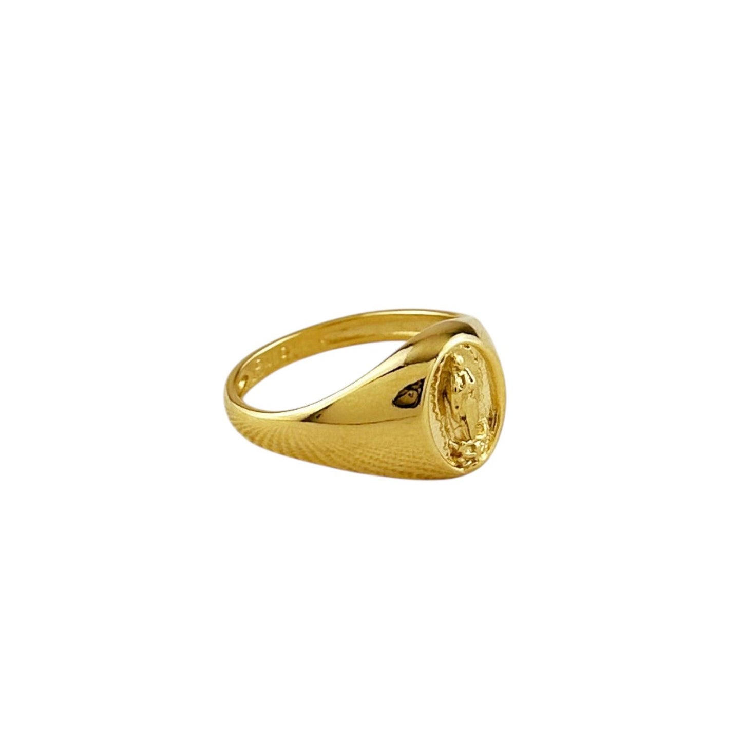 Our Lady of Guadalupe 18k Gold Filled Medal Ring