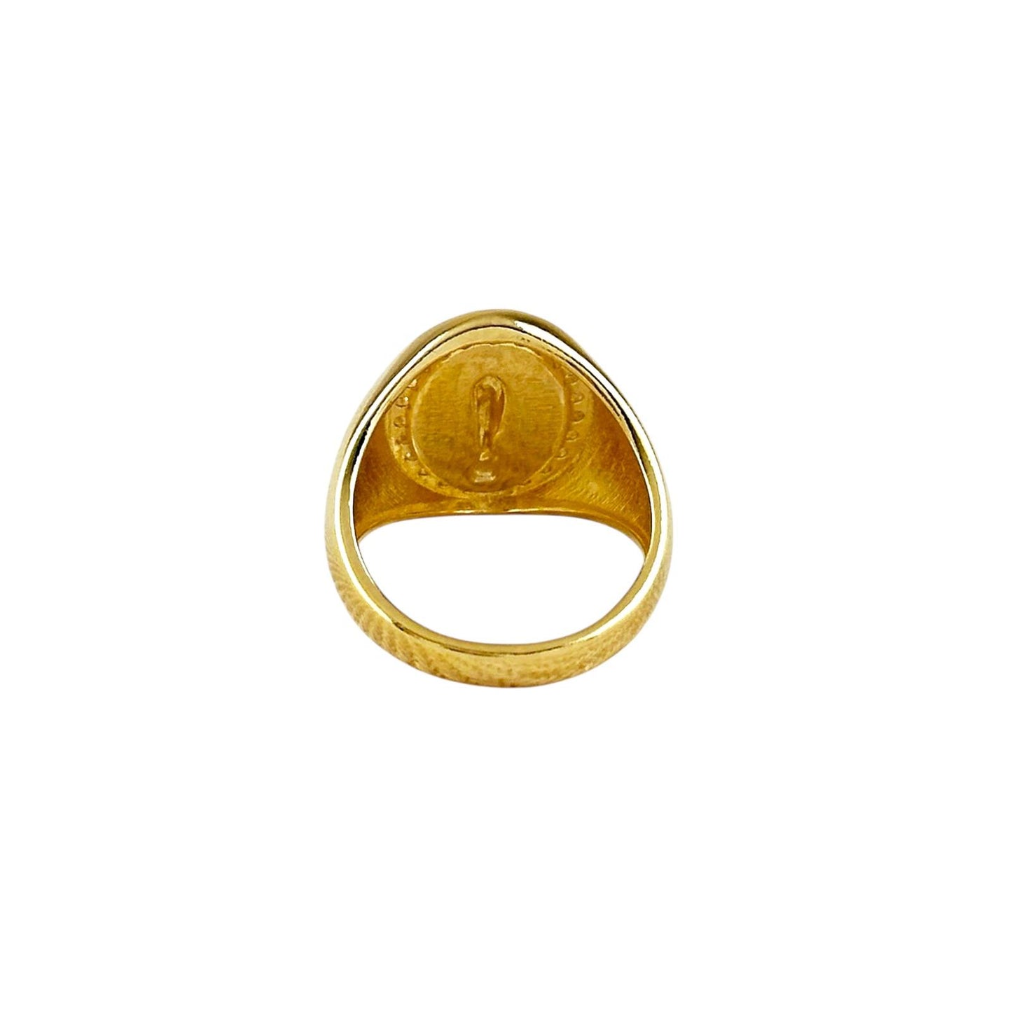 CZ Our Lady of Guadalupe Medal 18k Gold Filled Ring