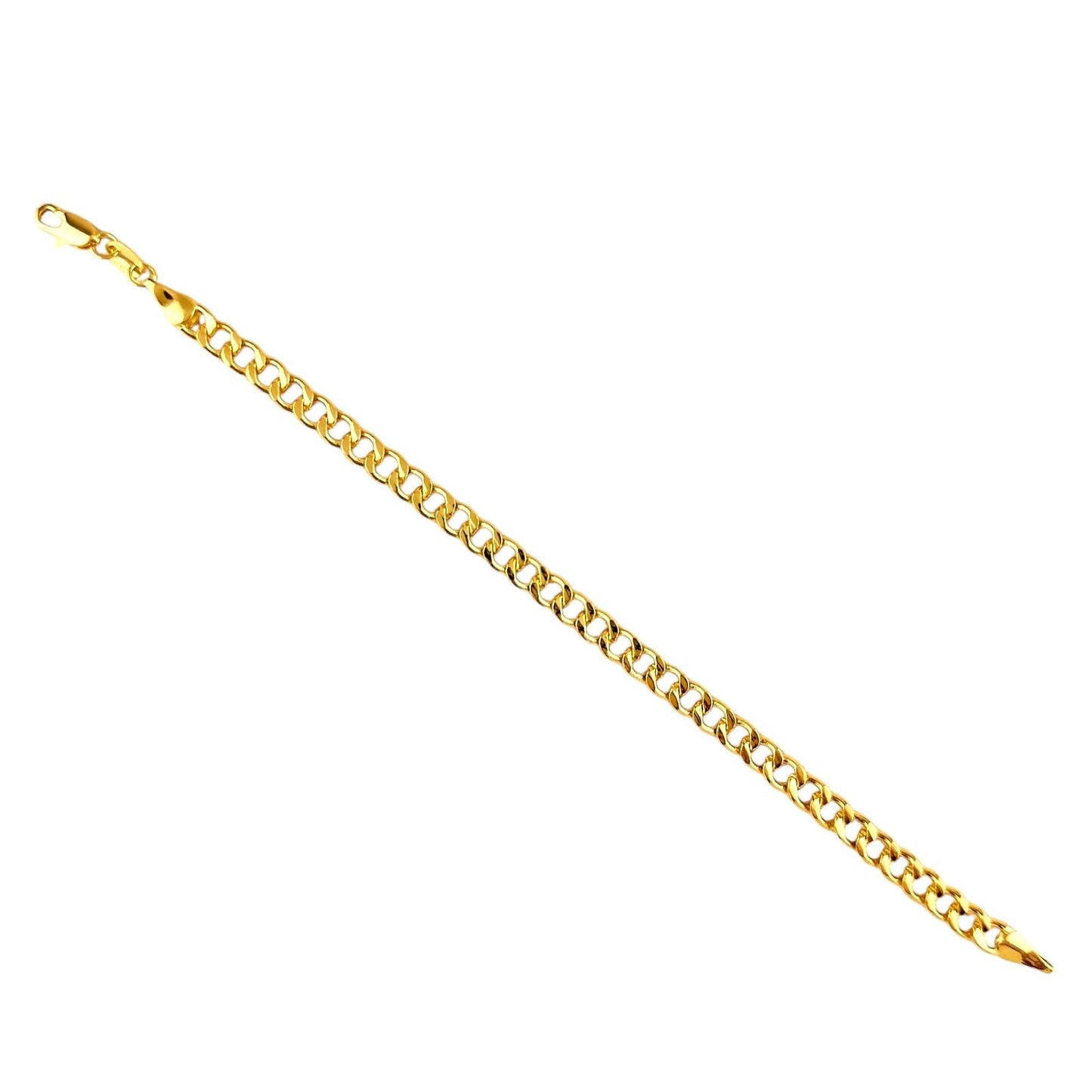 5mm Cuban Chain 18k Gold Filled Bracelet