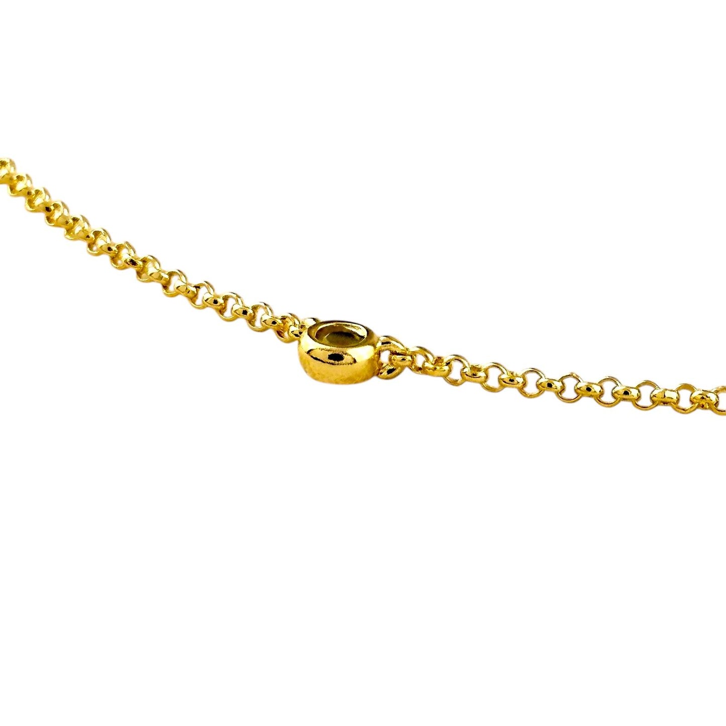 CZ Birthstone 18k Gold Filled Necklace