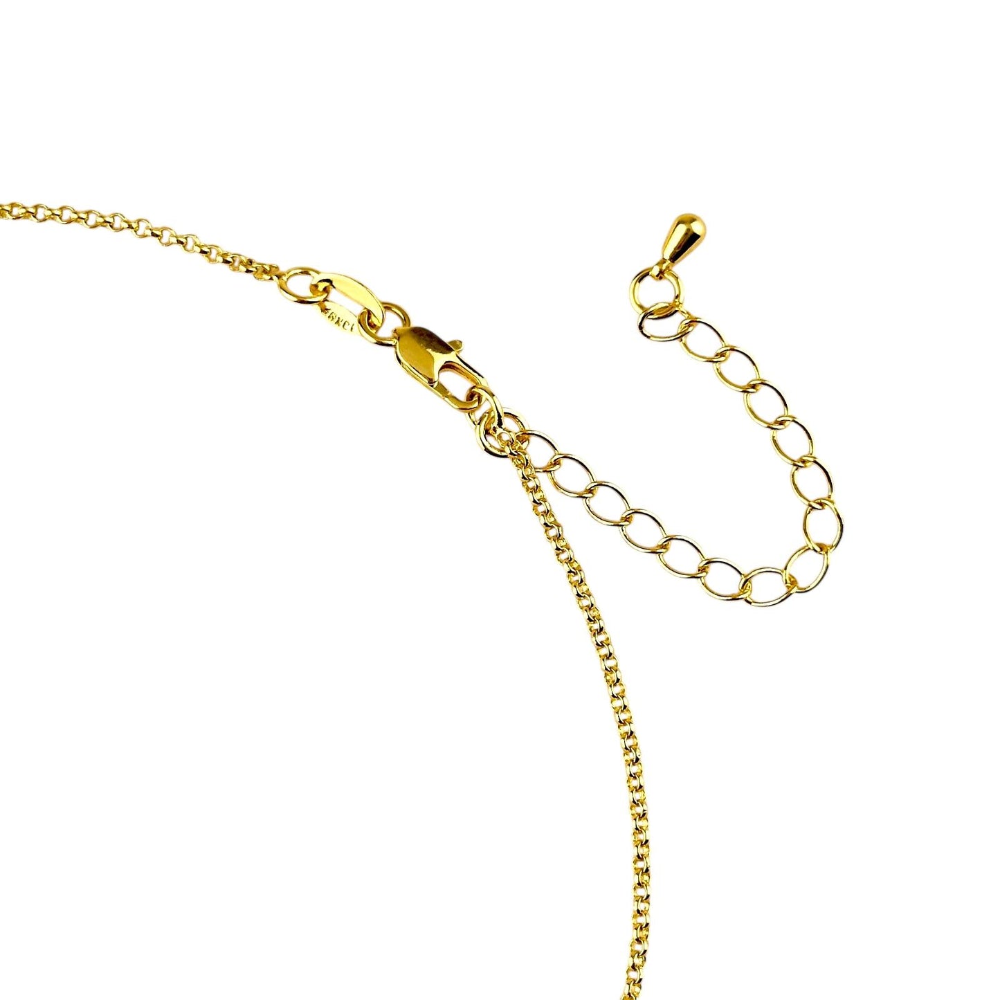 CZ Birthstone 18k Gold Filled Necklace