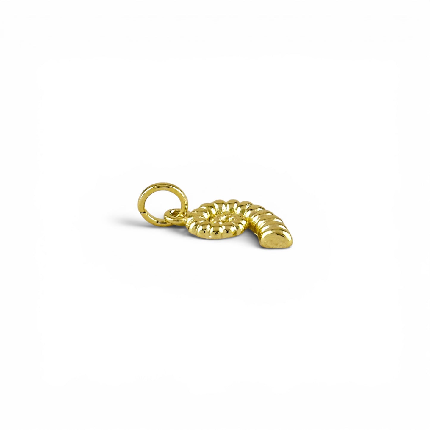 18K Gold Filled sundial shell charm product view